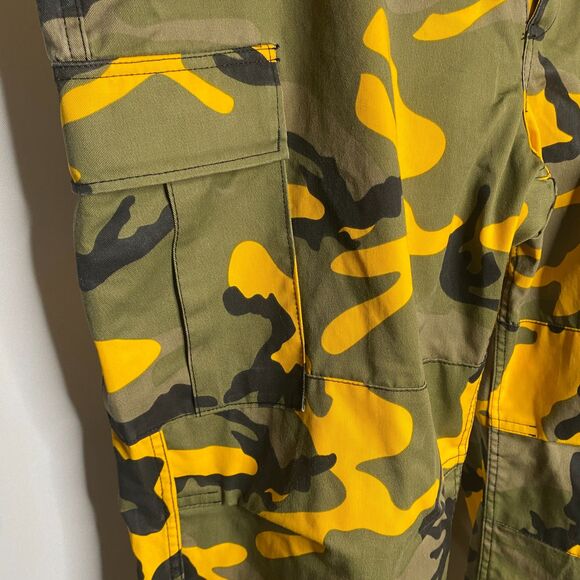 ROTHCO D.D.U. Rothco Stinger Yellow Camo BDU Pants Mens X-Large - Picture 7 of 15